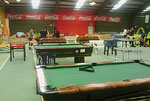 Billard und Tischfussball