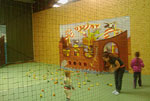 Kanonenkugeln schiessen (Schaumstoffball)